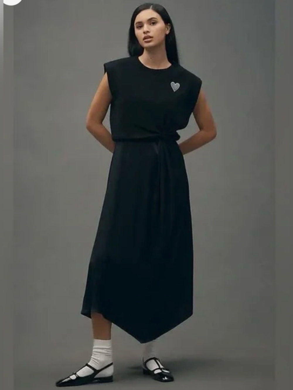 Anthropologie The Gemini Cap-Sleeve Sweater + Tank Dress Set
